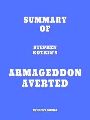 cover image of Summary of Stephen Kotkin's Armageddon Averted